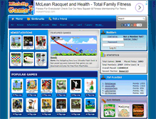 Tablet Screenshot of miniclipgamez.com